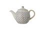 Miniature Grey stoneware teapot Elsa Clipped