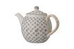 Miniature Grey stoneware teapot Elsa 5
