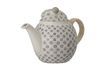 Miniature Grey stoneware teapot Elsa 6