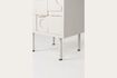 Miniature Grey wood bedside table Funk 5