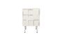Miniature Grey wood bedside table Funk Clipped