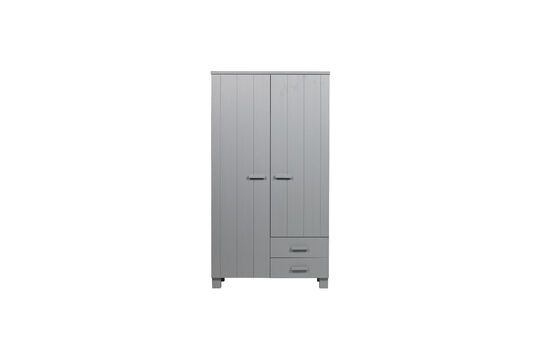 Grey wood cabinet with drawers Dennis Clipped