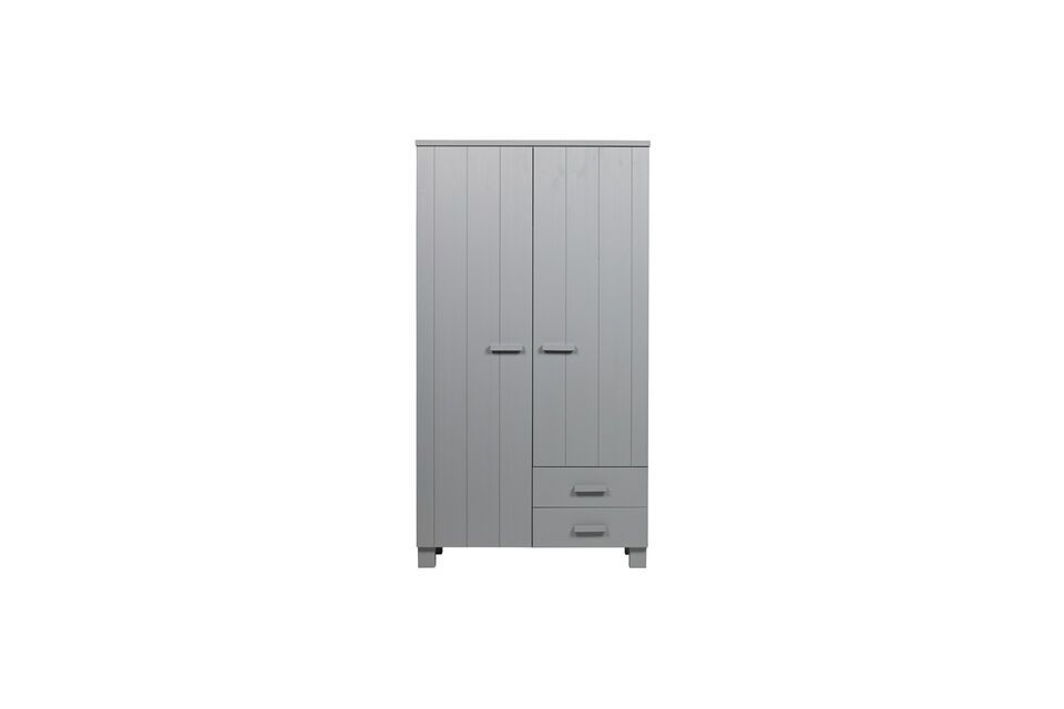 Grey wood cabinet with drawers Dennis Woood