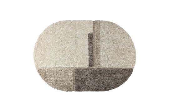 Grey wool rug 160x230 cm Zest