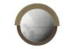 Miniature Hailey large round beige mirror 1