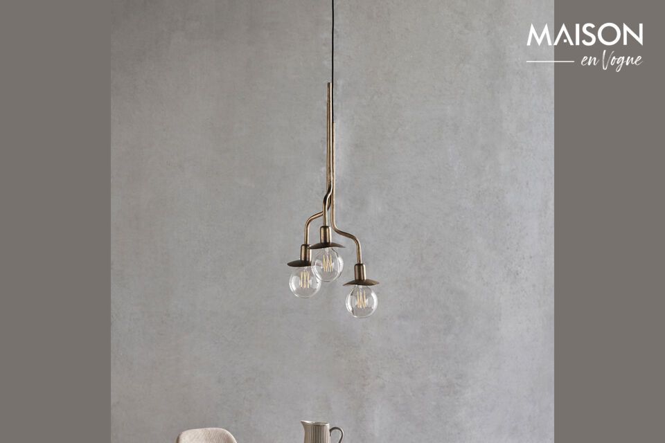 Elegance and warmth with a brass finish for your interior.
