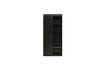 Miniature Harris black wooden sliding door cabinet 1