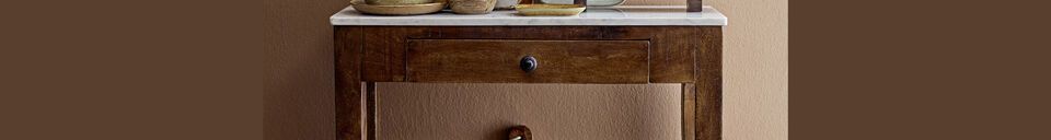 Material Details Hauge Brown Mango Wood Console Table