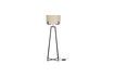 Miniature Holly black and cream metal floor lamp 6