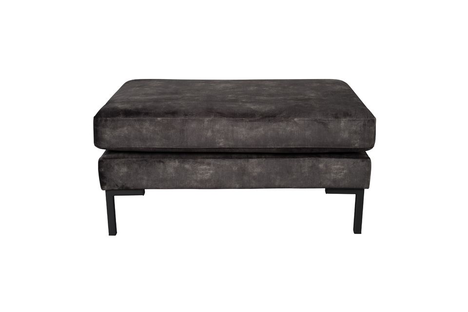 Houda Footrest anthracite colour Dutch Bone