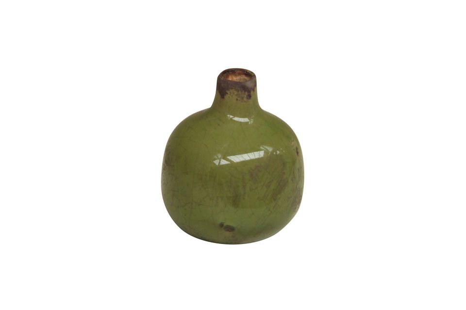 Houlle Small green ceramic vase - 3
