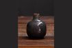 Miniature Houlle Small grey-black ceramic vase 3