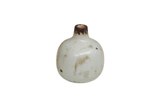 Houlle Small white ceramic vase Clipped