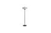 Miniature Icon Black and white floor lamp in glass and iron 4