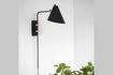 Miniature Iron and golden brass wall lamp Club 1