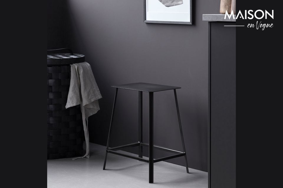 Iron stool dark grey Rag House Doctor