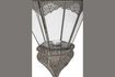 Miniature Isabell grey glass lantern 11