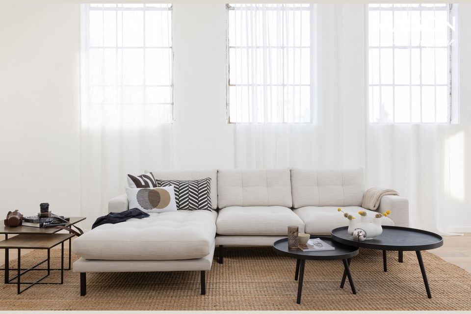 Isla white velvet cushion, stylish and original