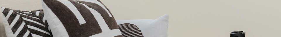 Material Details Isla white velvet cushion