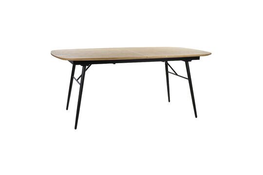 Italo 8-seater extendable table in natural wood
