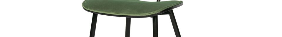 Material Details Jackie green velvet chair