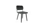 Miniature Jake Worn Black Chair Clipped