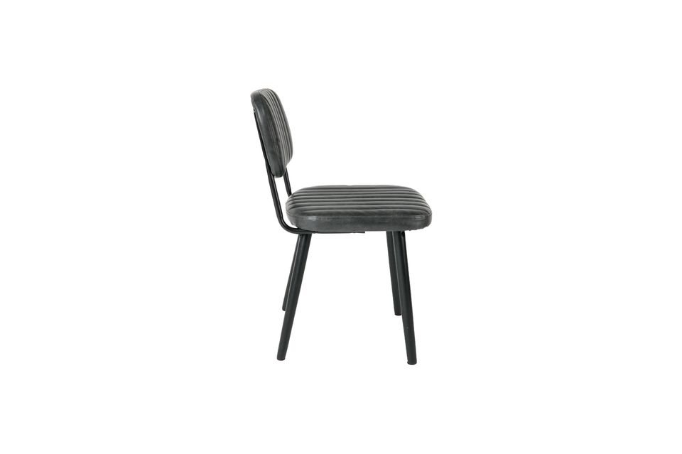 Jake Worn Black Chair - 6