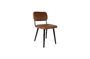 Miniature Jake Worn Brown Chair Clipped