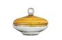Miniature Jar with yellow glass lid Danni Clipped