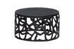 Miniature Jasper black metal coffee table 1