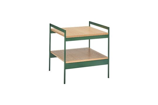 Jaunty green metal side table