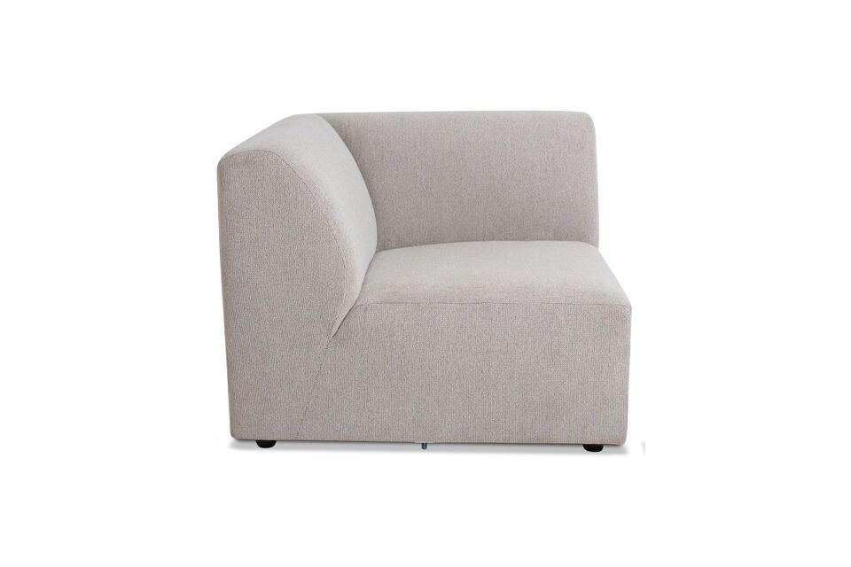 This sofa can also be used on its own to furnish the corner of your living room and bring a touch