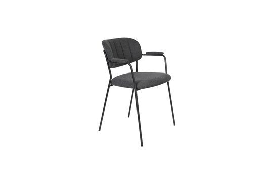 Jolien armchair dark grey Clipped