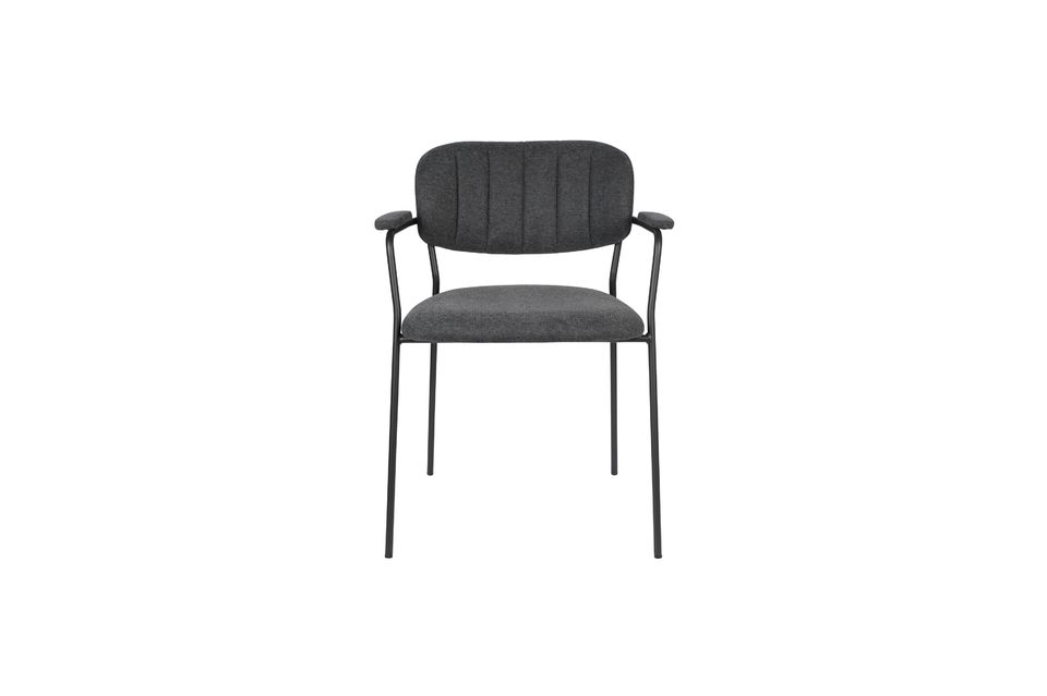 Jolien armchair dark grey - 6