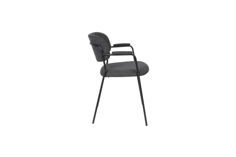 Jolien armchair dark grey - 7