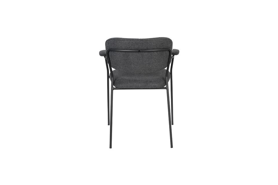 Jolien armchair dark grey - 9