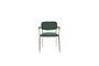 Miniature Jolien armchair gold and dark green Clipped