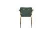 Miniature Jolien armchair gold and dark green 10