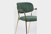 Miniature Jolien armchair gold and dark green 12