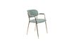 Miniature Jolien Armchair Gold and light green 1