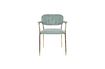 Miniature Jolien Armchair Gold and light green 8