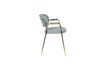 Miniature Jolien Armchair Gold and light green 9