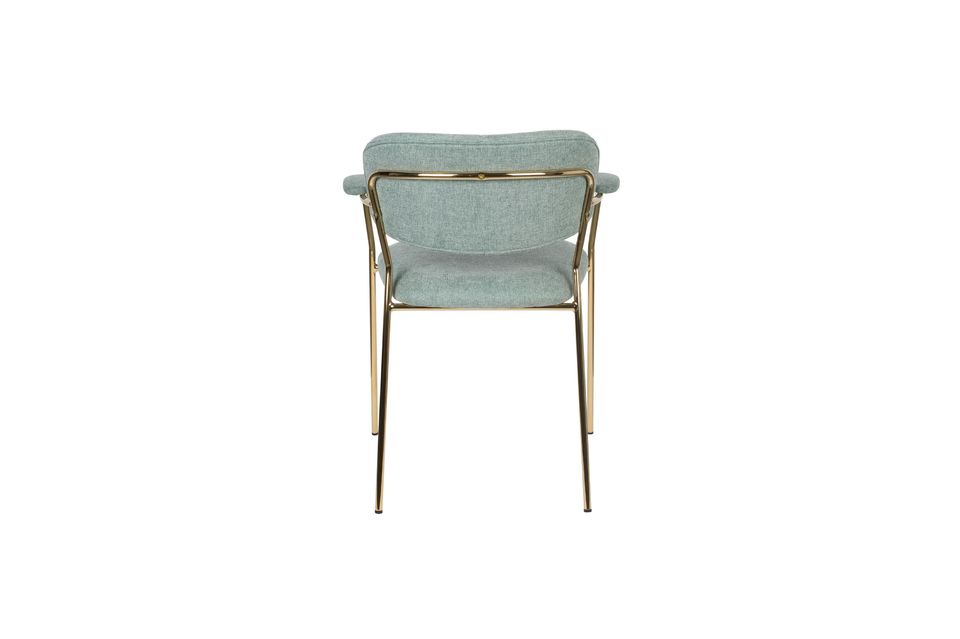 Jolien Armchair Gold and light green - 9