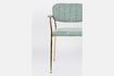 Miniature Jolien Armchair Gold and light green 3