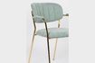 Miniature Jolien Armchair Gold and light green 4