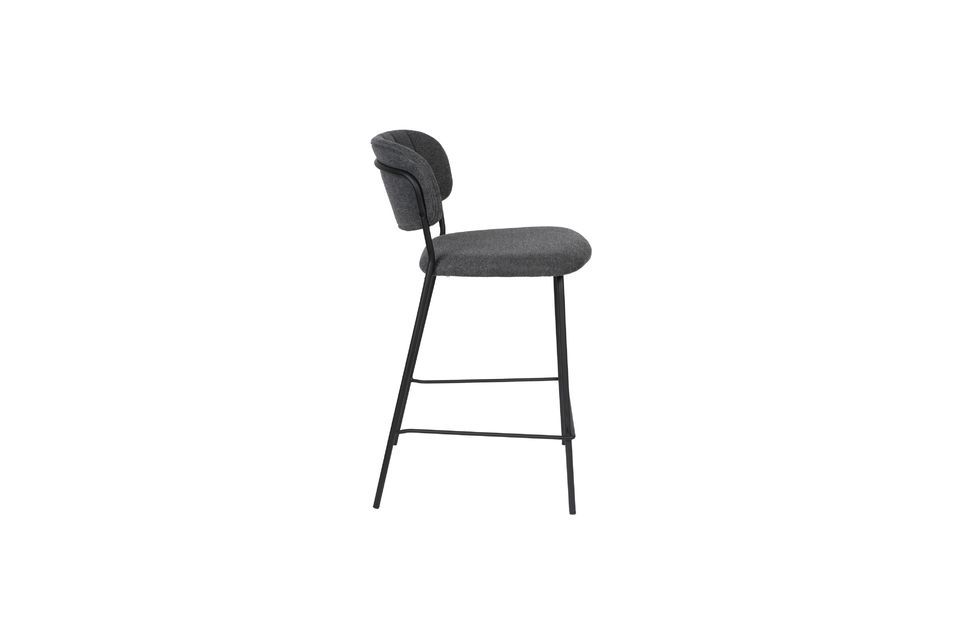 Jolien bar stool dark grey - 9