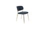 Miniature Jolien Chair gold and dark blue Clipped