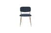 Miniature Jolien Chair gold and dark blue 8