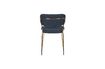 Miniature Jolien Chair gold and dark blue 11