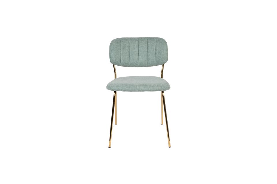 Jolien Chair gold and light green - 5